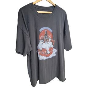 Aerie Vintage Coca-Cola T-Shirt Black Size M